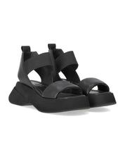 ELENA IACHI LENA BLACK PLATFORM SANDAL