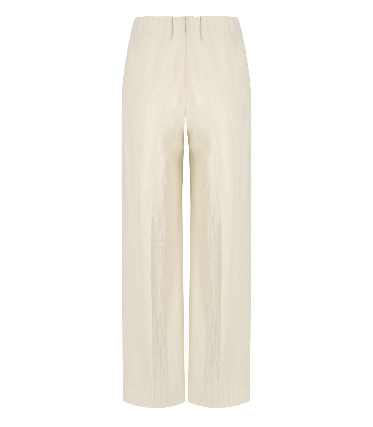 HARRIS WHARF LONDON IVORY FLARE PANTS