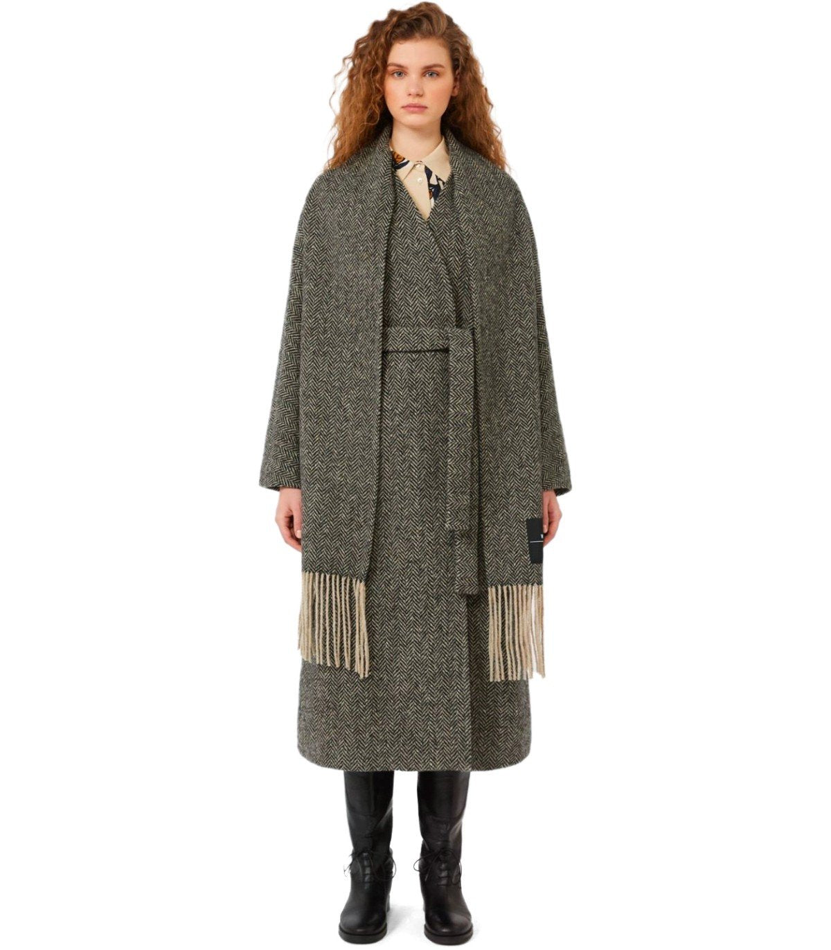 CAPPOTTO CON CINTURA ZENICA NERO MAX MARA WEEKEND