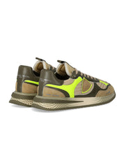PHILIPPE MODEL OLYMPIQUE NEON MILITARY GREEN SNEAKER