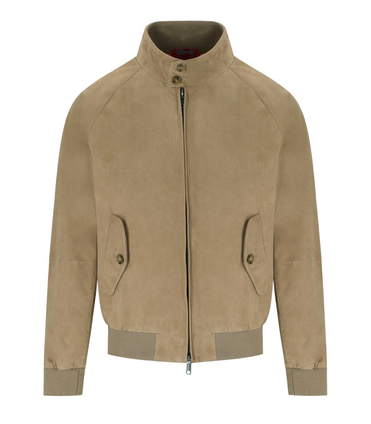 BARACUTA G9 SUÈDE STORM GRAY BOMBER JACKET