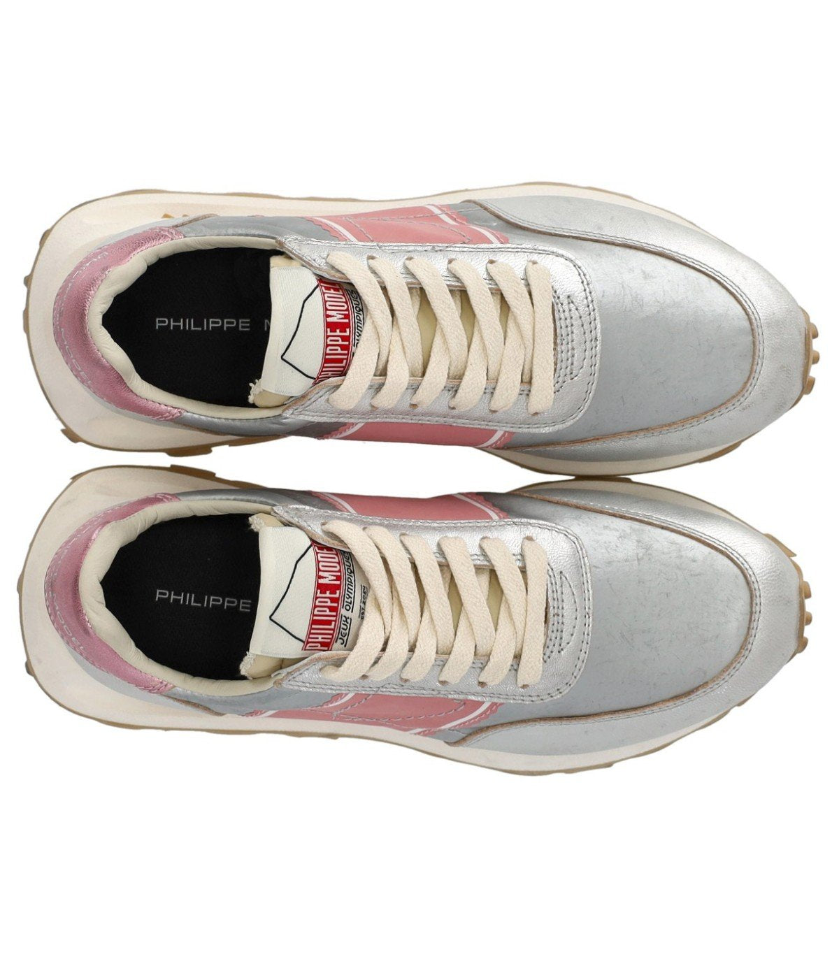 BASKETS TOUR ARGENT ROSE PHILIPPE MODEL