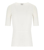 TOP IN MAGLIA AVORIO ELISABETTA FRANCHI