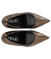 ESCARPINS BIT PAILLETÉ BRONZE NCUB