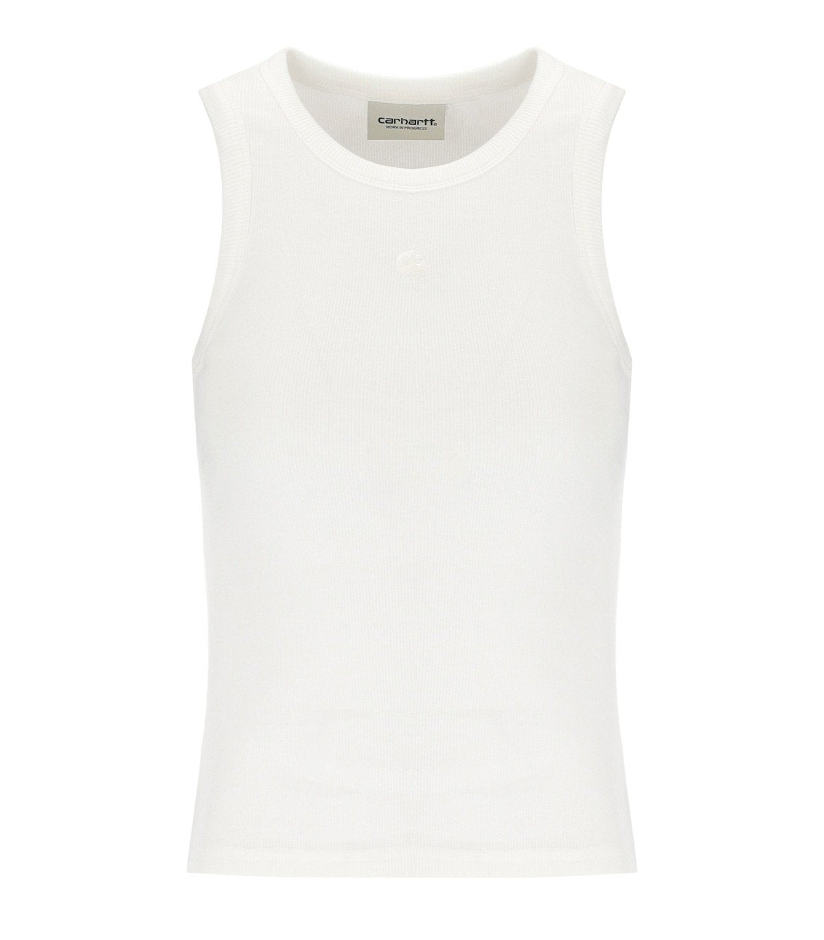 CARHARTT WIP W' PHILIPS WHITE RIBBED TOP