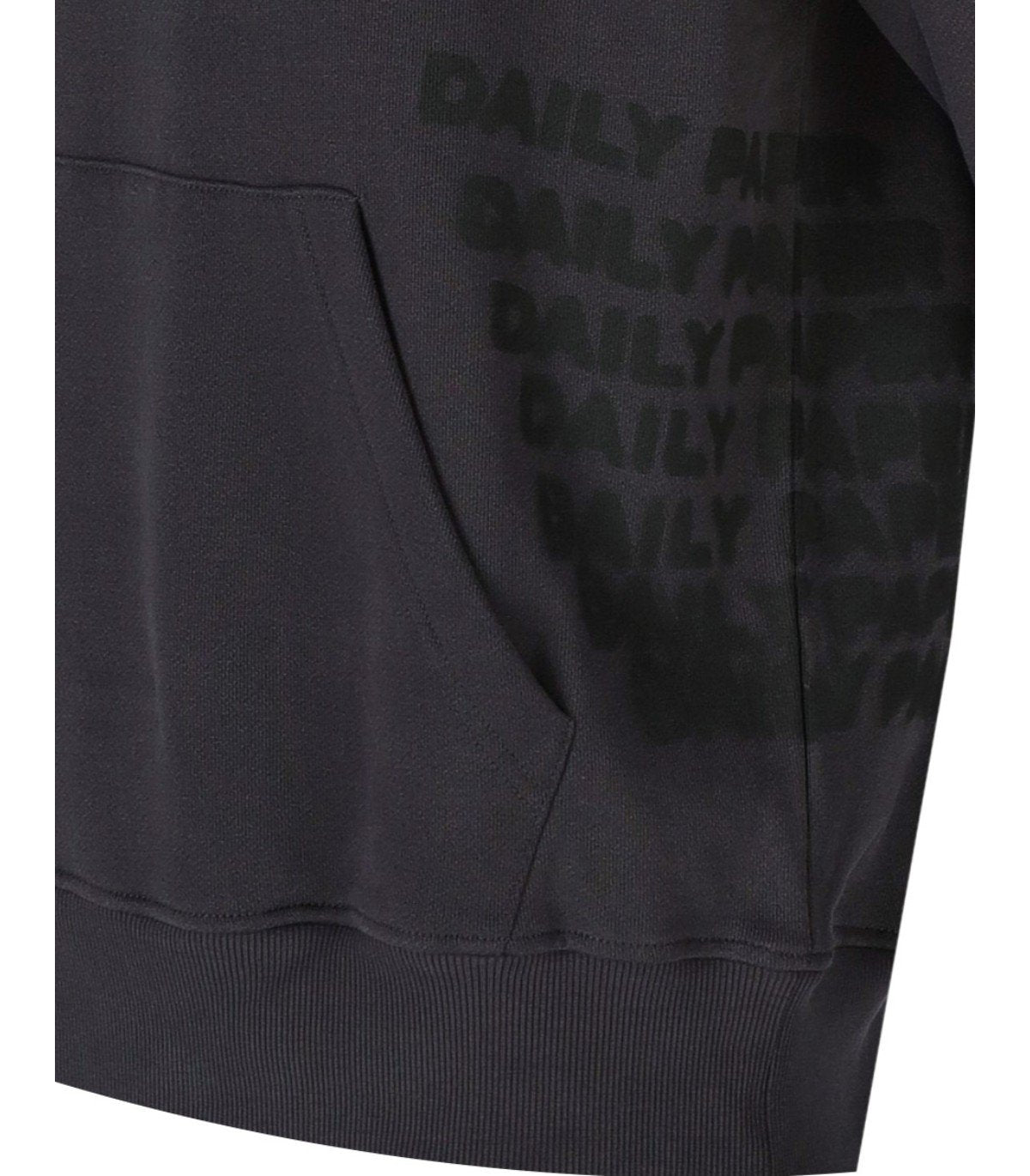 SUDADERA CON CAPUCHA OVERLOAD OBSIDIAN BLACK DAILY PAPER