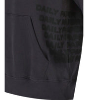 SUDADERA CON CAPUCHA OVERLOAD OBSIDIAN BLACK DAILY PAPER