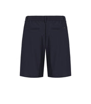 EMPORIO ARMANI BLUE RIBBED BERMUDA SHORTS