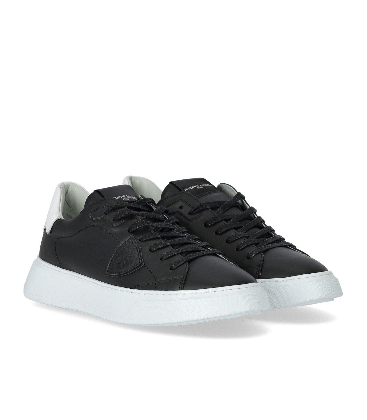 PHILIPPE MODEL BLACK WHITE TEMPLE SNEAKER
