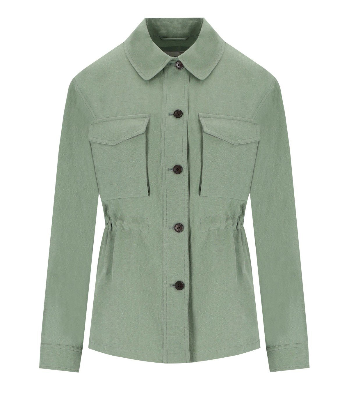 GIACCA CAMICIA VERDE SALVIA WOOLRICH