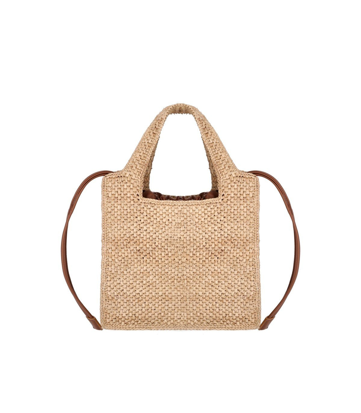 THEMOIRè MOREA SMALL RAFFIA NATURAL HANDBAG
