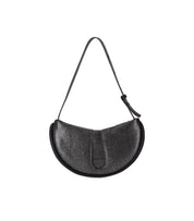 THEMOIRè EBE STRASS BLACK SHOULDER BAG
