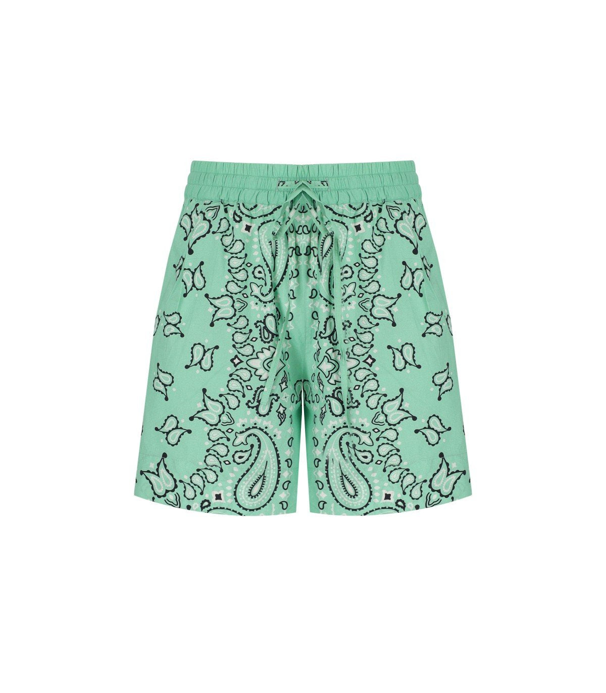 ESSENTIEL ANTWERP HISSELS ACQUA GREEN SHORTS