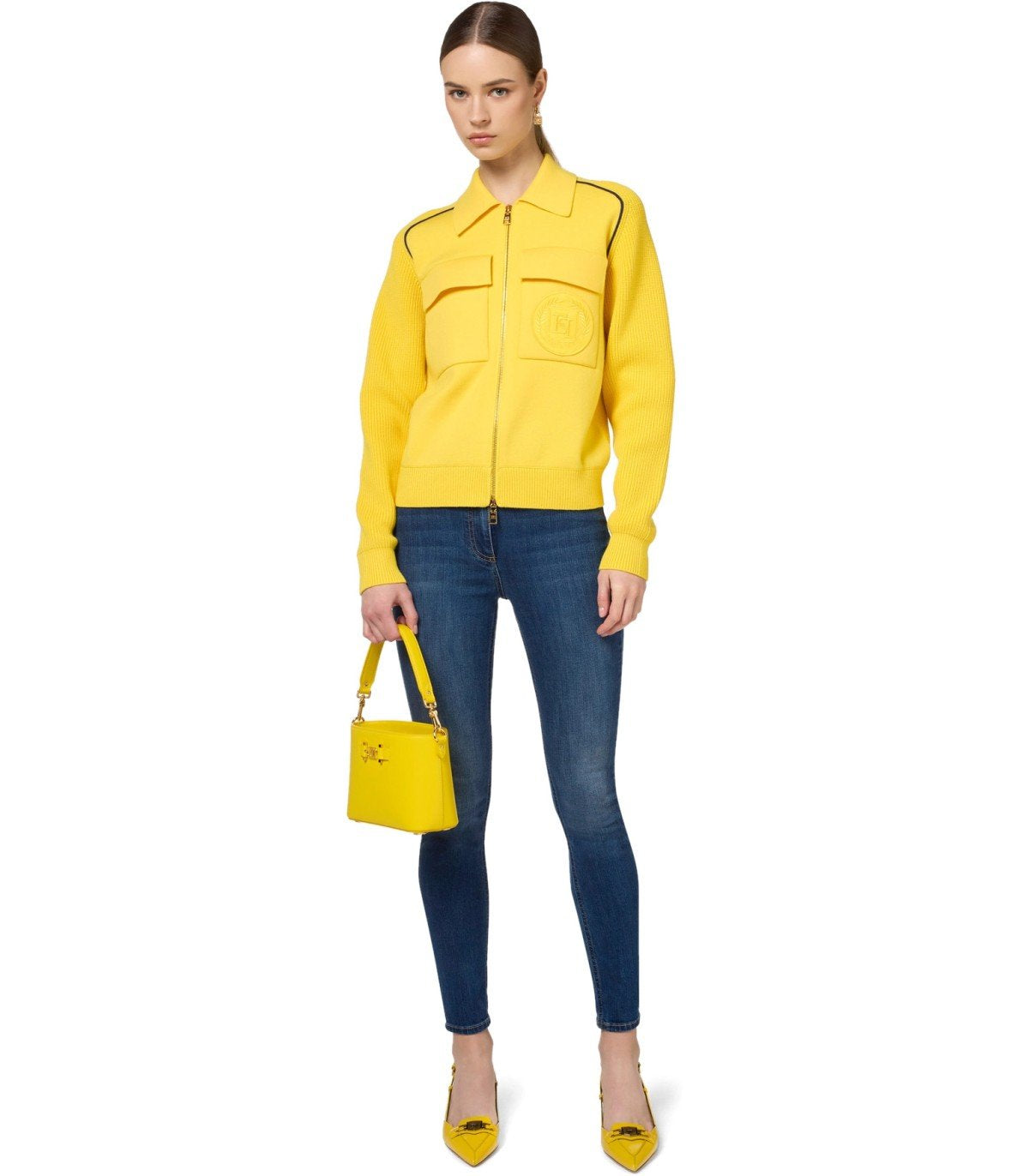 ELISABETTA FRANCHI BLAUW SKINNY JEANS