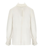 CAMICIA IN GEORGETTE AVORIO ELISABETTA FRANCHI