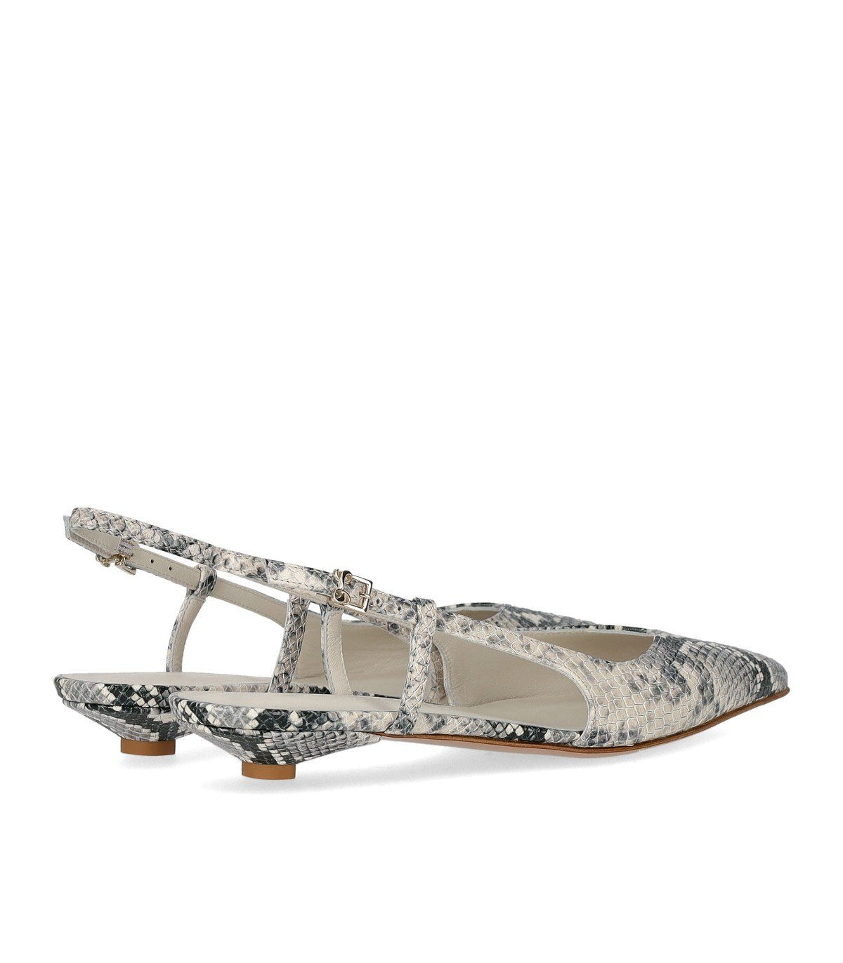 SERGIO LEVANTESI FLAVIA ROCCIA SLINGBACK BALLET FLAT SHOE