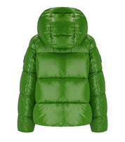 PIUMINO CON CAPPUCCIO BIDDY VERDE SAVE THE DUCK