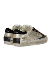 CRIME LONDON DISTRESSED PLATFORM GOLD SNEAKER