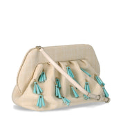 THEMOIRè BIOS PAPER FRINGE BUTTER CLUTCH