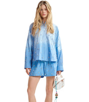 ESSENTIEL ANTWERP HICHIGAN LIGHT BLUE SHORTS