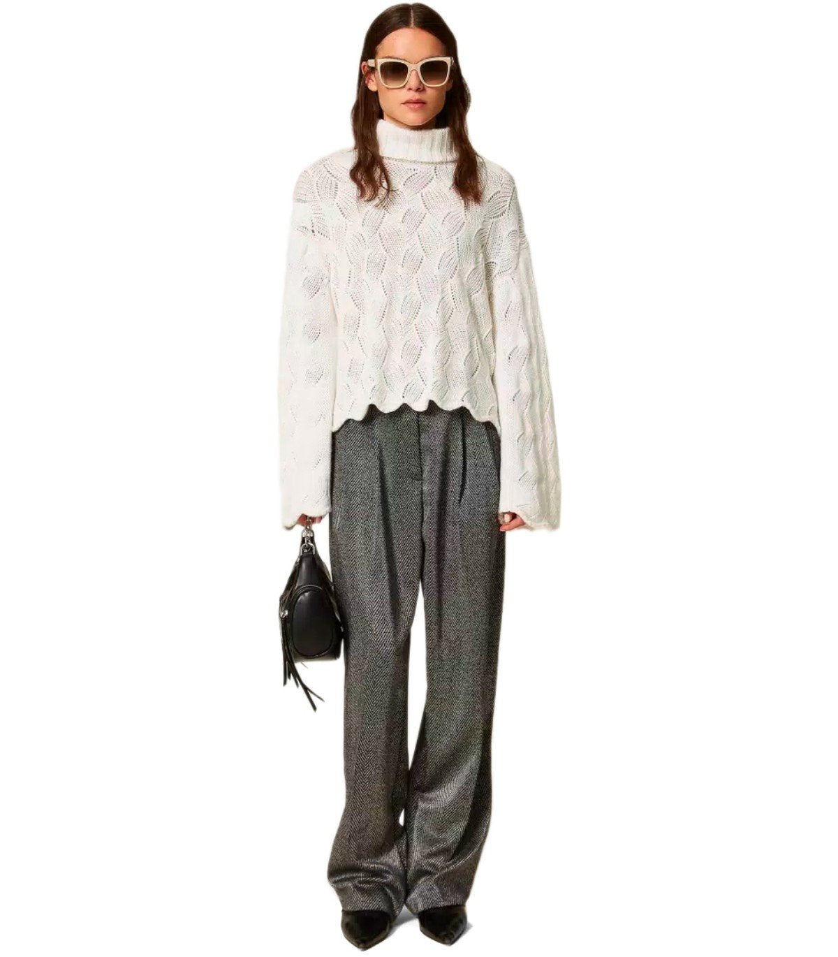 MAGLIONE DOLCEVITA NEVE TWINSET