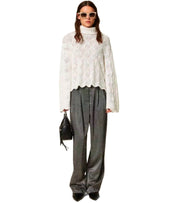 MAGLIONE DOLCEVITA NEVE TWINSET