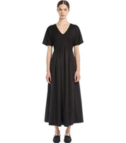 MAX MARA WEEKEND BRONZO SCHWARZES LANGES KLEID