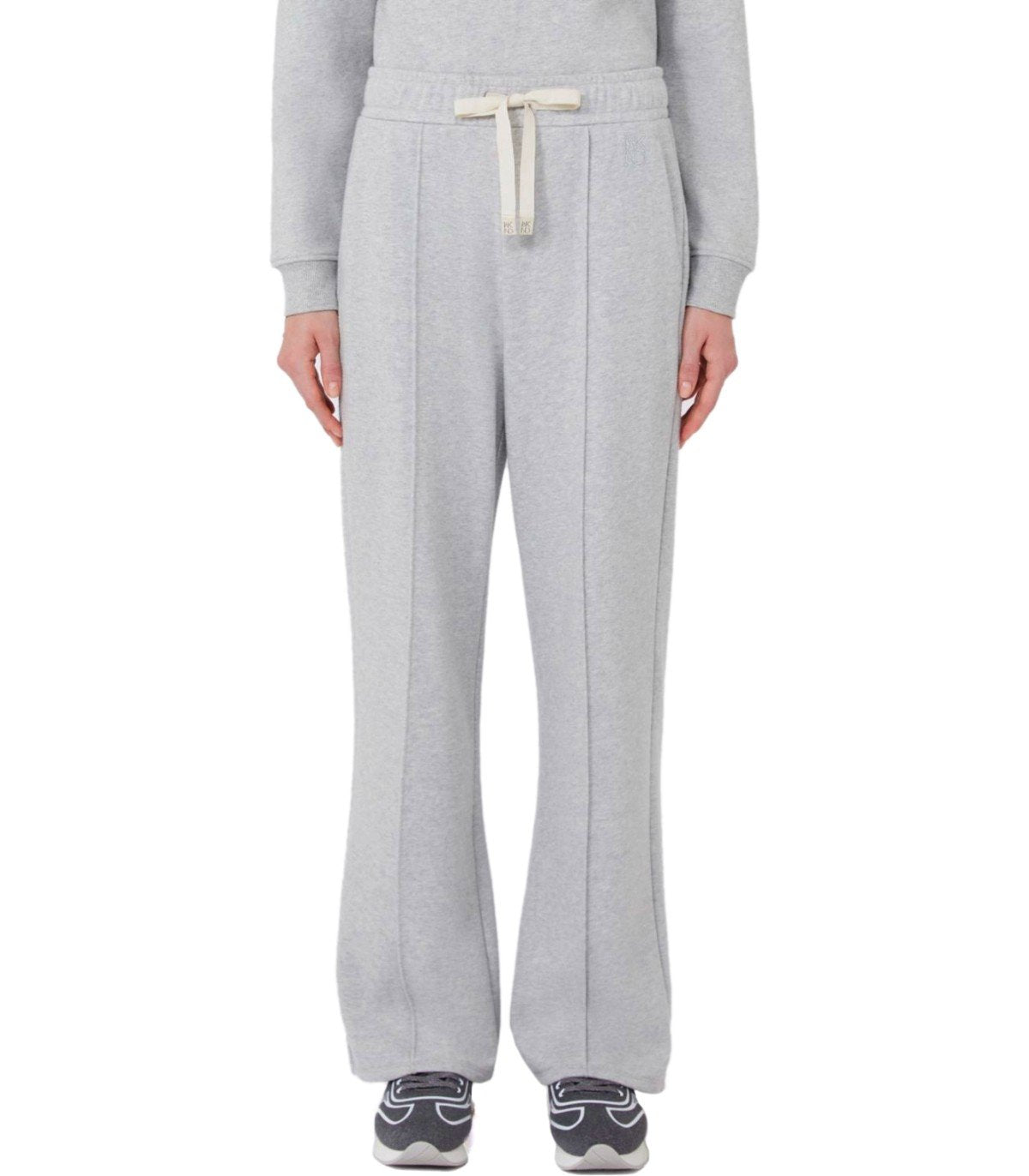 PANTALONE FOLK GRIGIO MÉLANGE MAX MARA WEEKEND