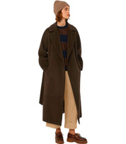 CAPPOTTO CON CINTURA TEMPERA CIOCCOLATO MAX MARA WEEKEND