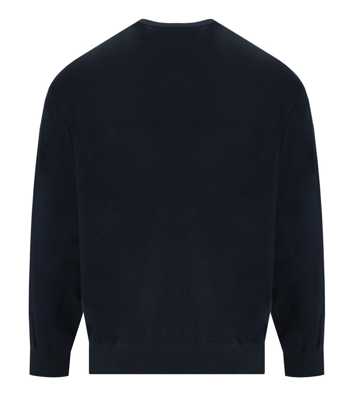 EMPORIO ARMANI DEGRADÉ BLUE CREWNECK SWEATER