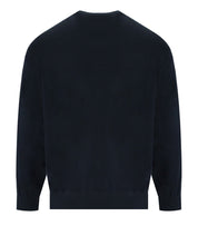 EMPORIO ARMANI DEGRADÉ BLUE CREWNECK SWEATER