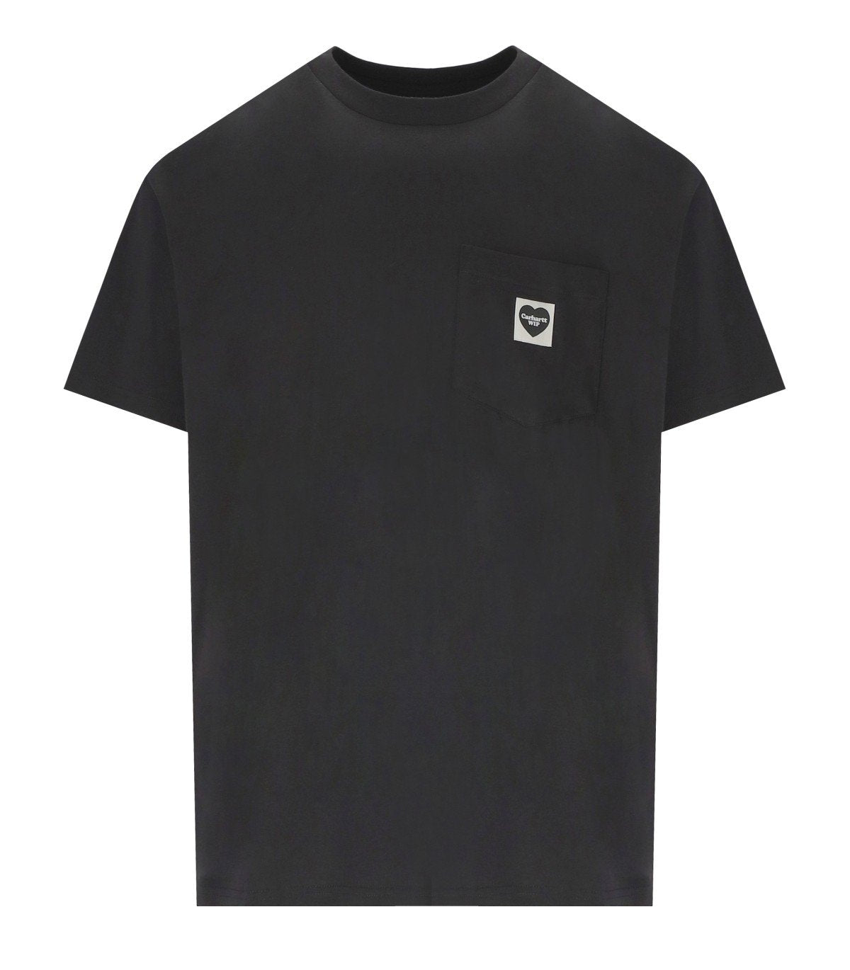 CAMISETA S/S POCKET HEART NEGRA CARHARTT WIP