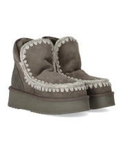 MOU MINI ESKIMO PLATFORM GREY BOOT