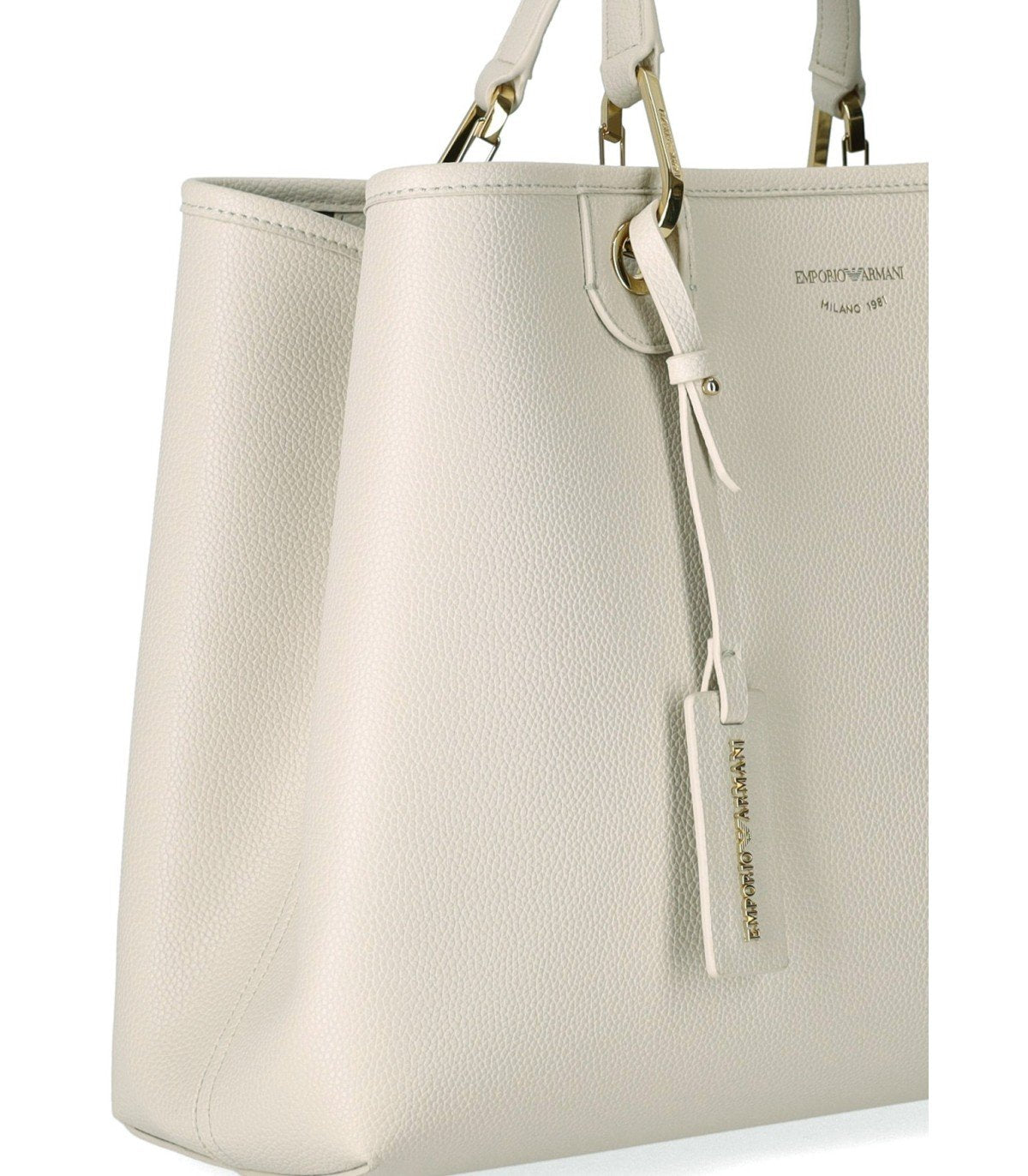 EMPORIO ARMANI MYEA CORDA TERRA MEDIUM SHOPPING BAG