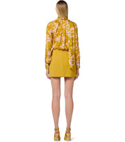 ELISABETTA FRANCHI CURRY WRAP SKIRT