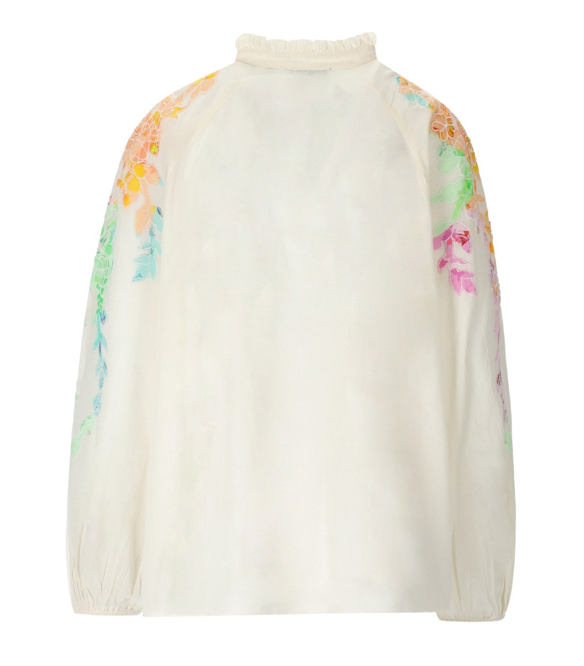 BLUSA HITRUS A FIORI BIANCA ESSENTIEL ANTWERP