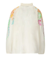 BLUSA HITRUS A FIORI BIANCA ESSENTIEL ANTWERP