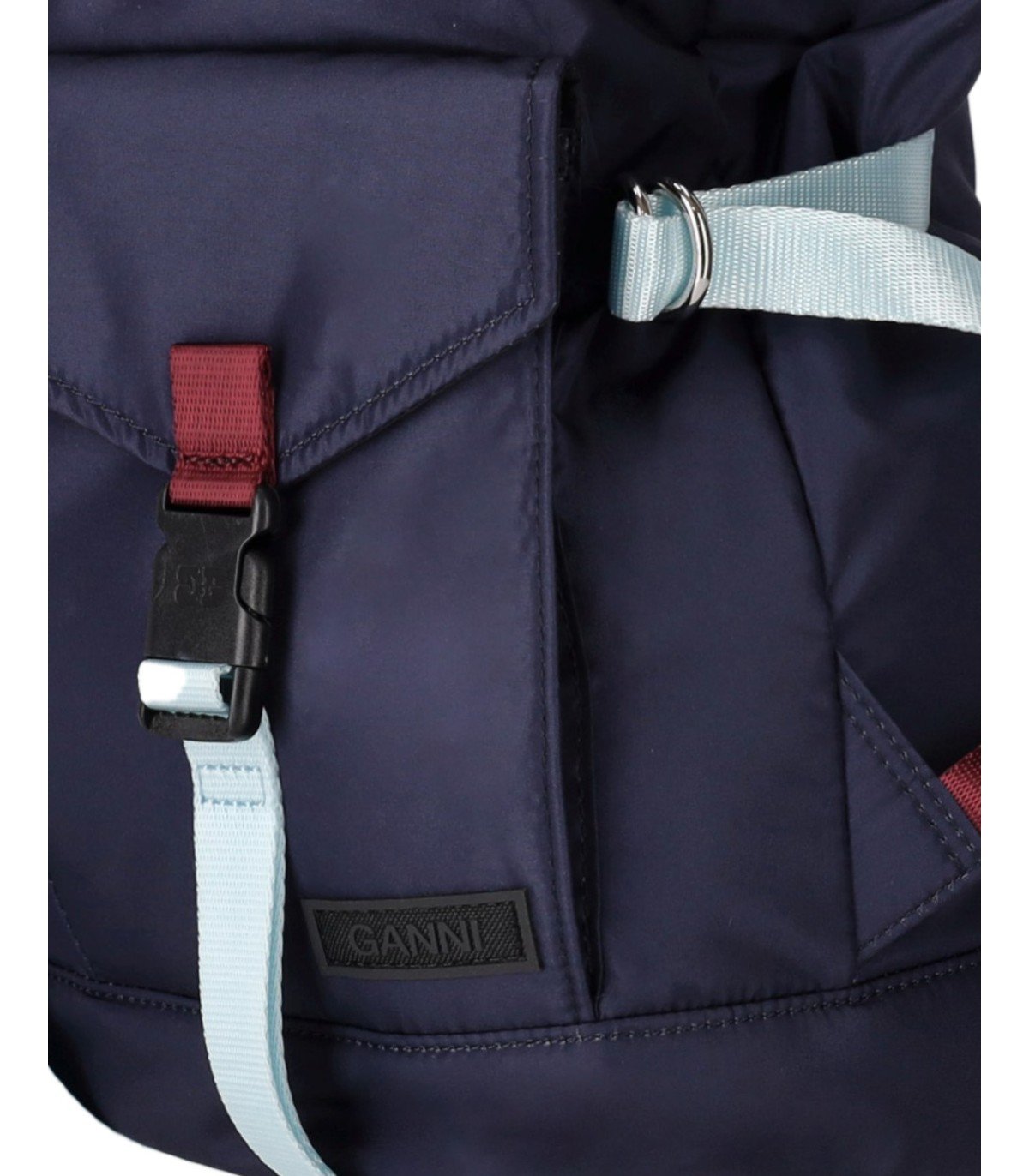 GANNI TECH BLUE BACKPACK