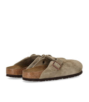 BIRKENSTOCK BOSTON SOFT FOOTBED TAUPE UNISEX CLOG