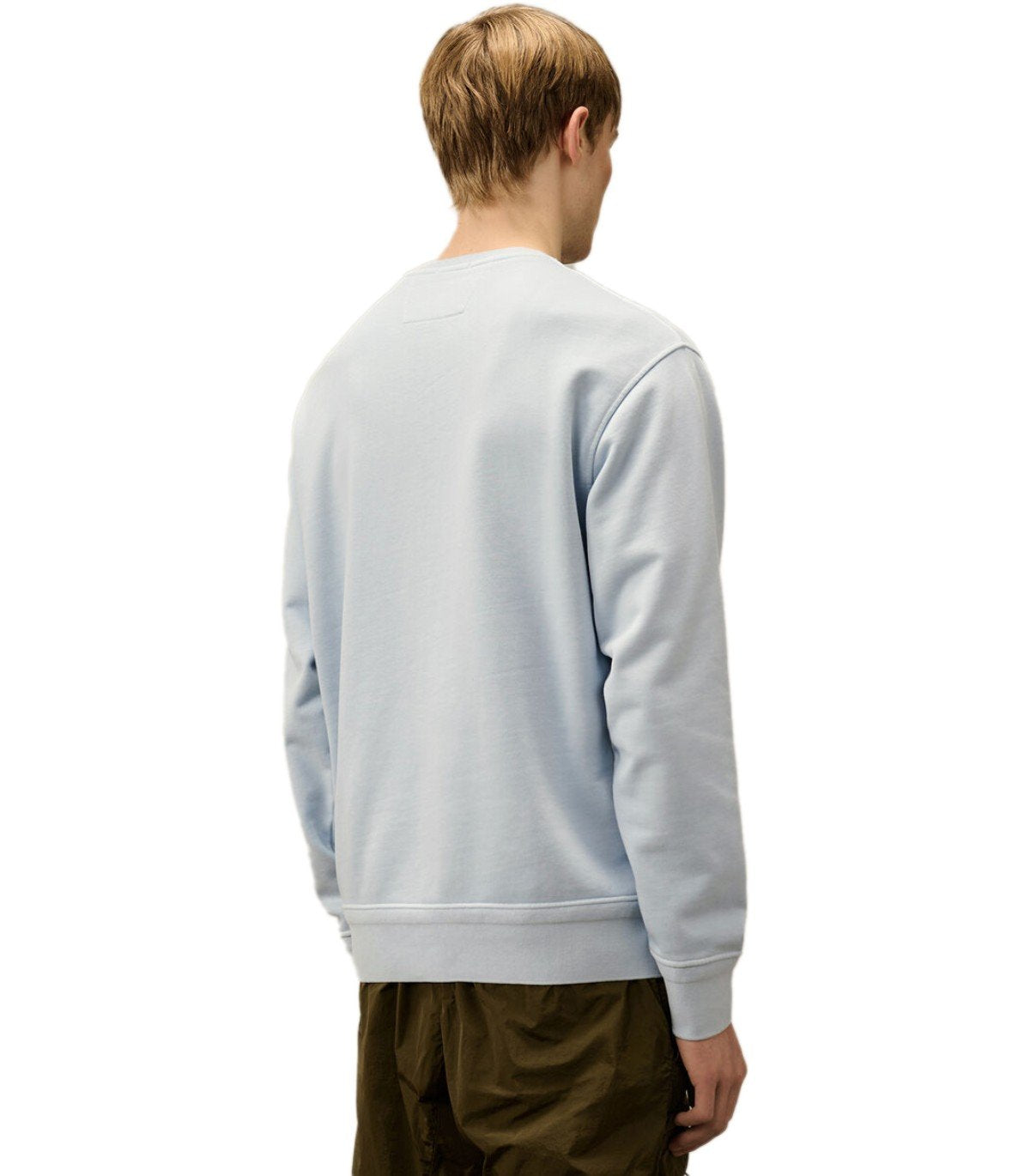 FELPA DIAGONAL FLEECE BLUE FOX C.P. COMPANY