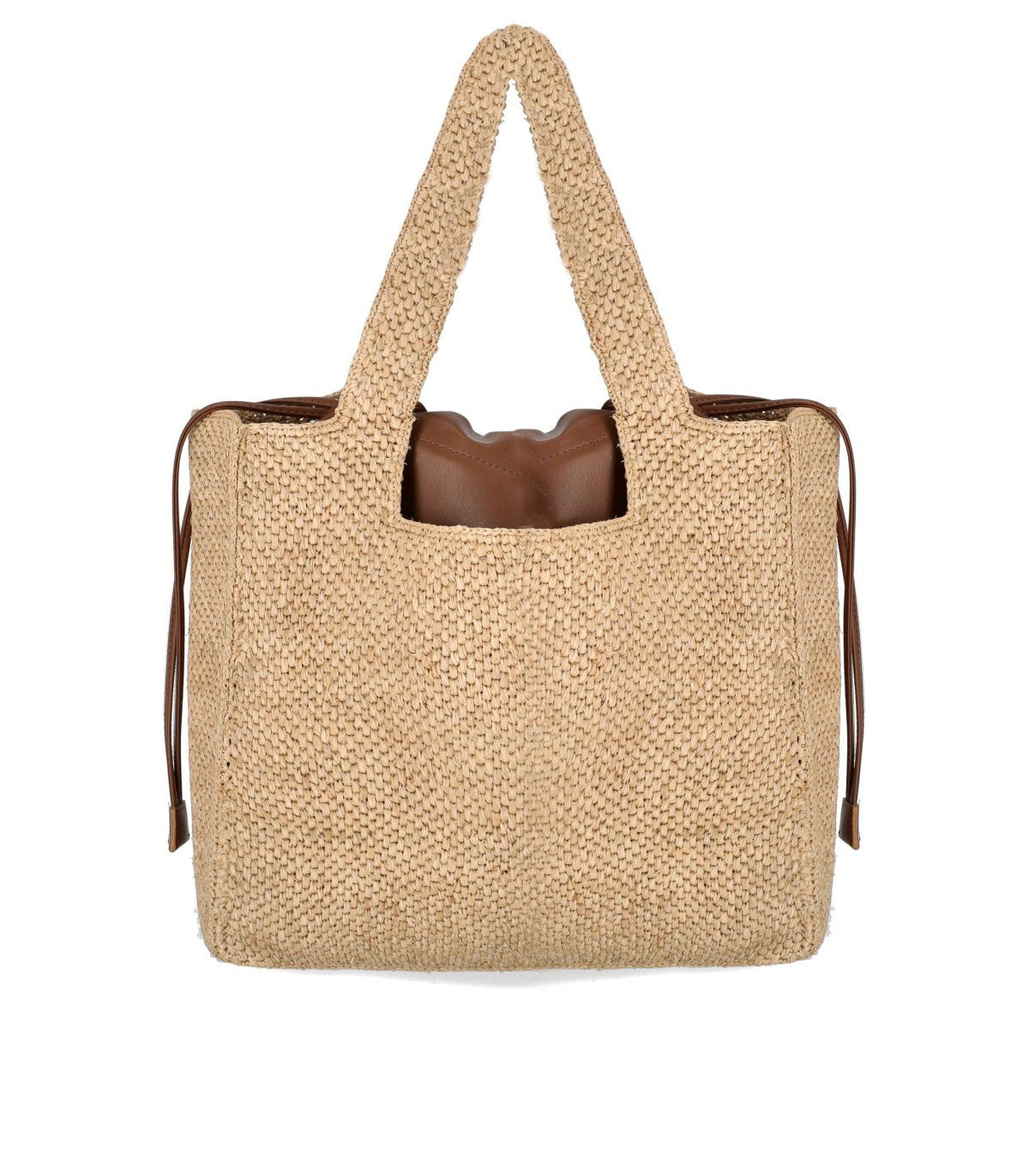 THEMOIRè MOREA MEDIUM RAFFIA NATURAL SHOPPING BAG