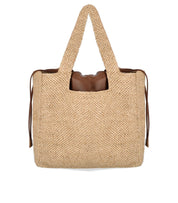 THEMOIRè MOREA MEDIUM RAFFIA NATURAL SHOPPING BAG