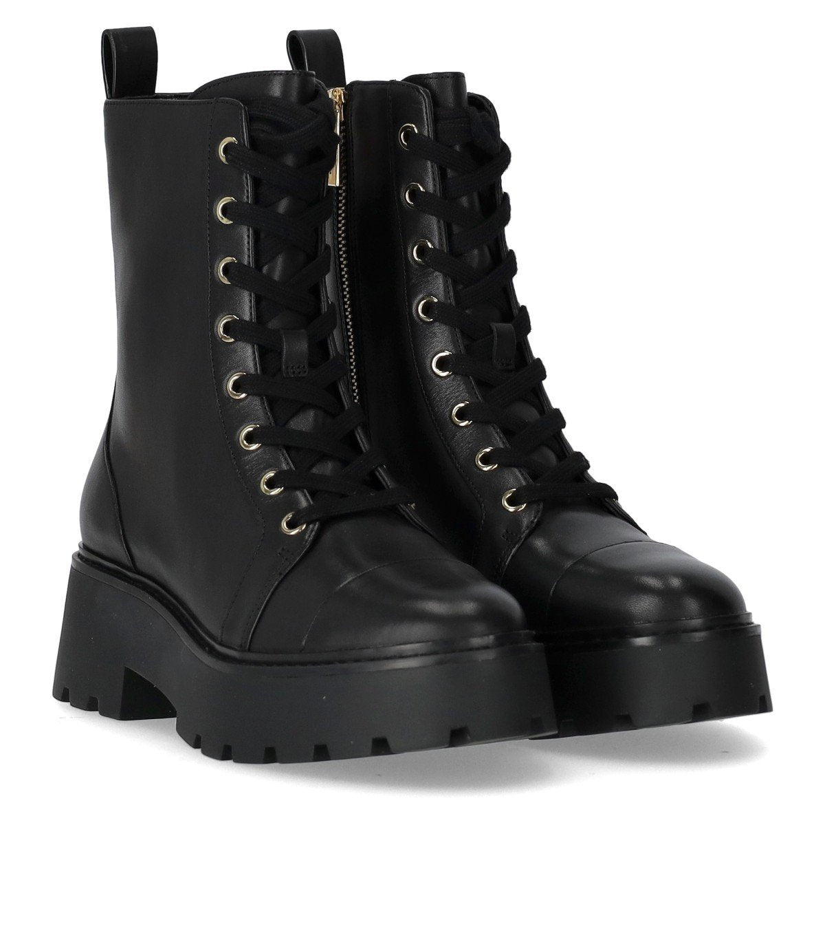 BOTA CON CORDONES BLAKE NEGRA MICHAEL KORS
