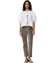 GANNI LEOPARD BETZY JEANS