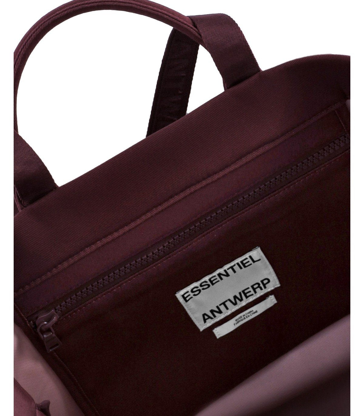 ESSENTIEL ANTWERP HEDNESS BURGUNDY MAXI BAG