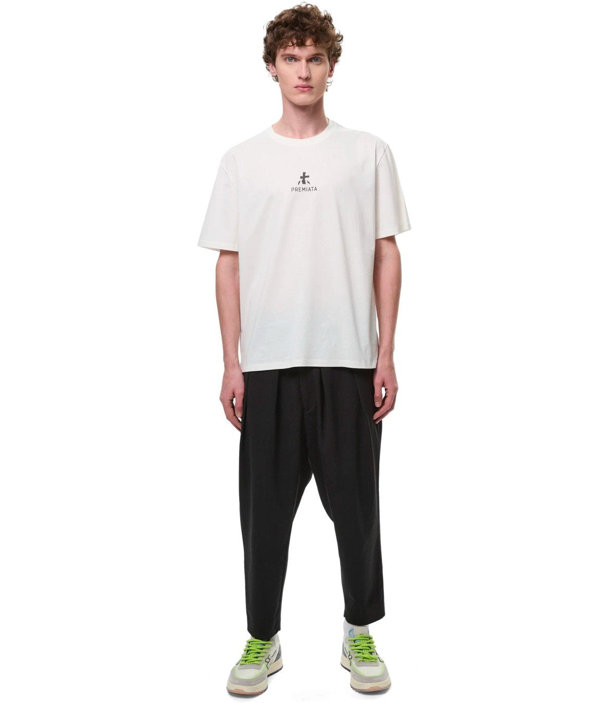 PREMIATA WHITE JERSEY T-SHIRT