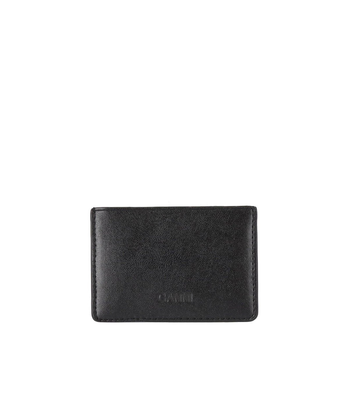 GANNI BOU BLACK CARD HOLDER