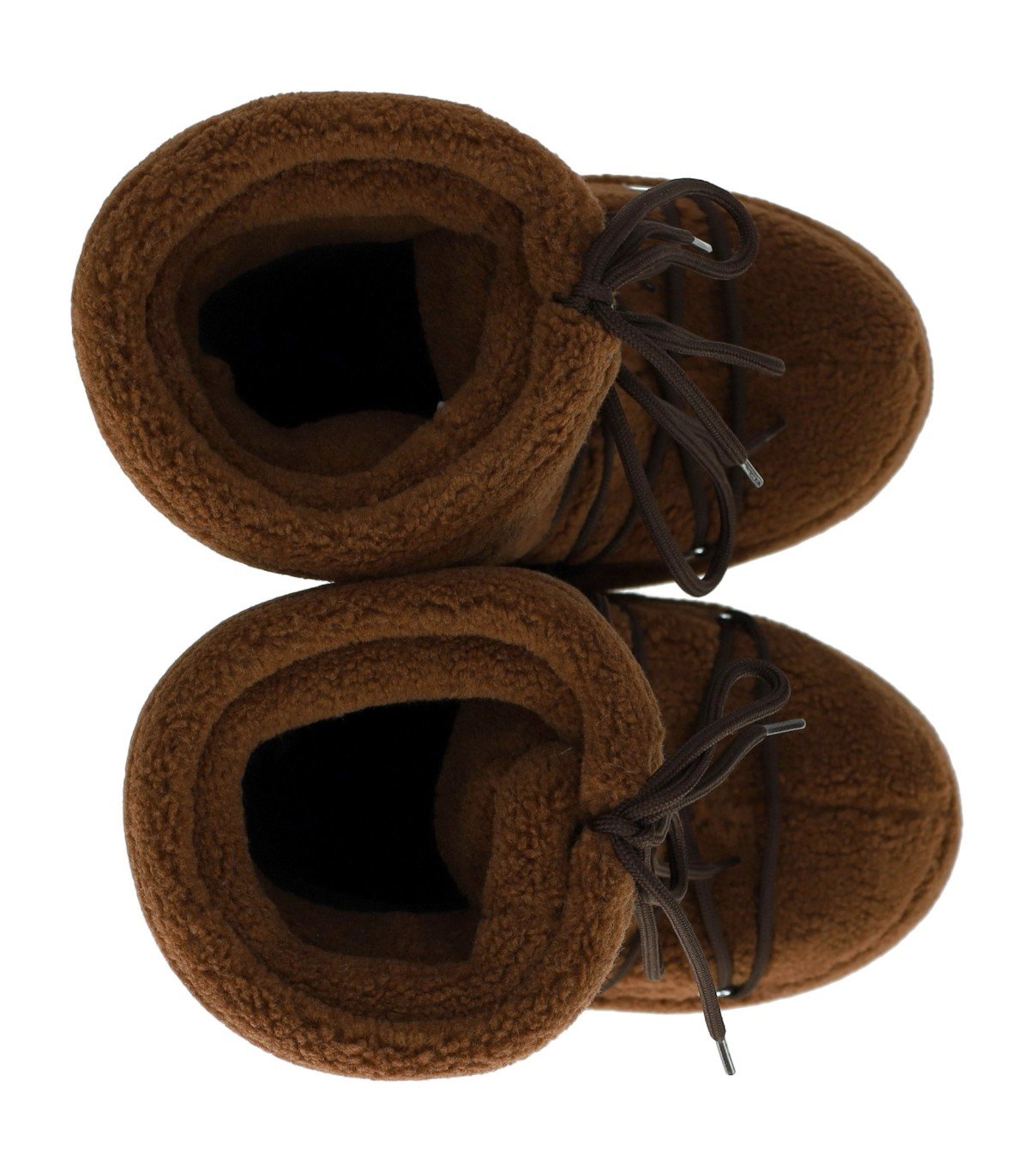 MOON BOOT ICON FLEECE BROWN SNOW BOOT