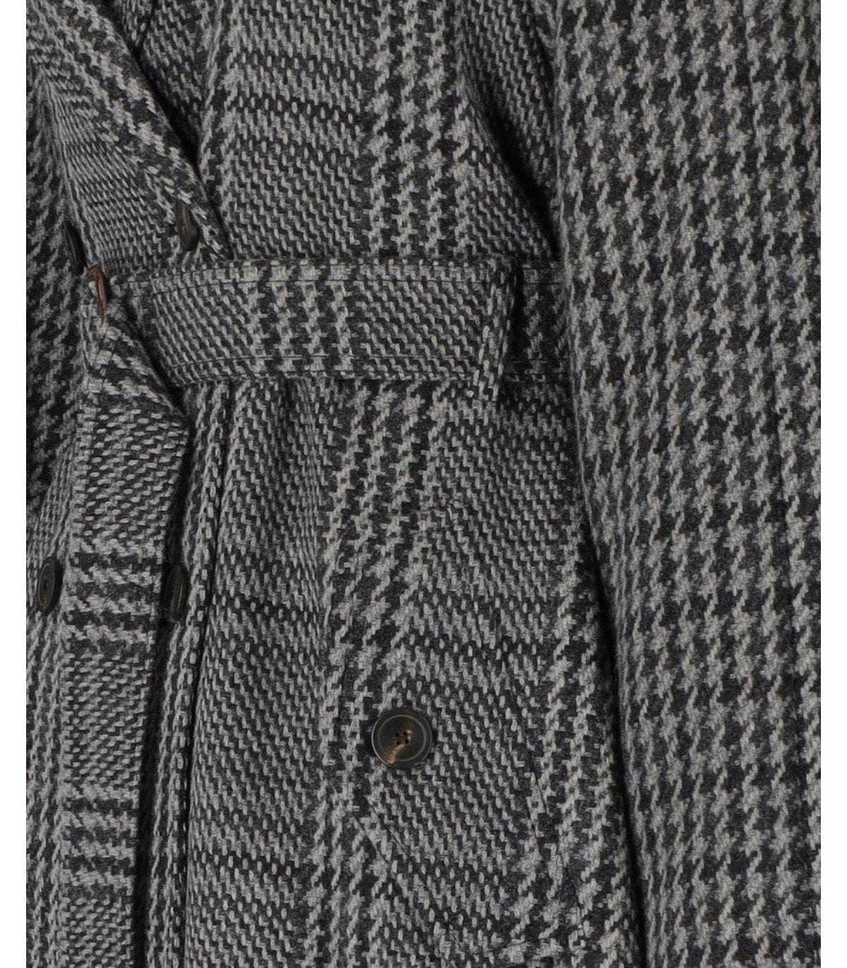 MAX MARA WEEKEND CARPI GRIJS COAT MET RIEM