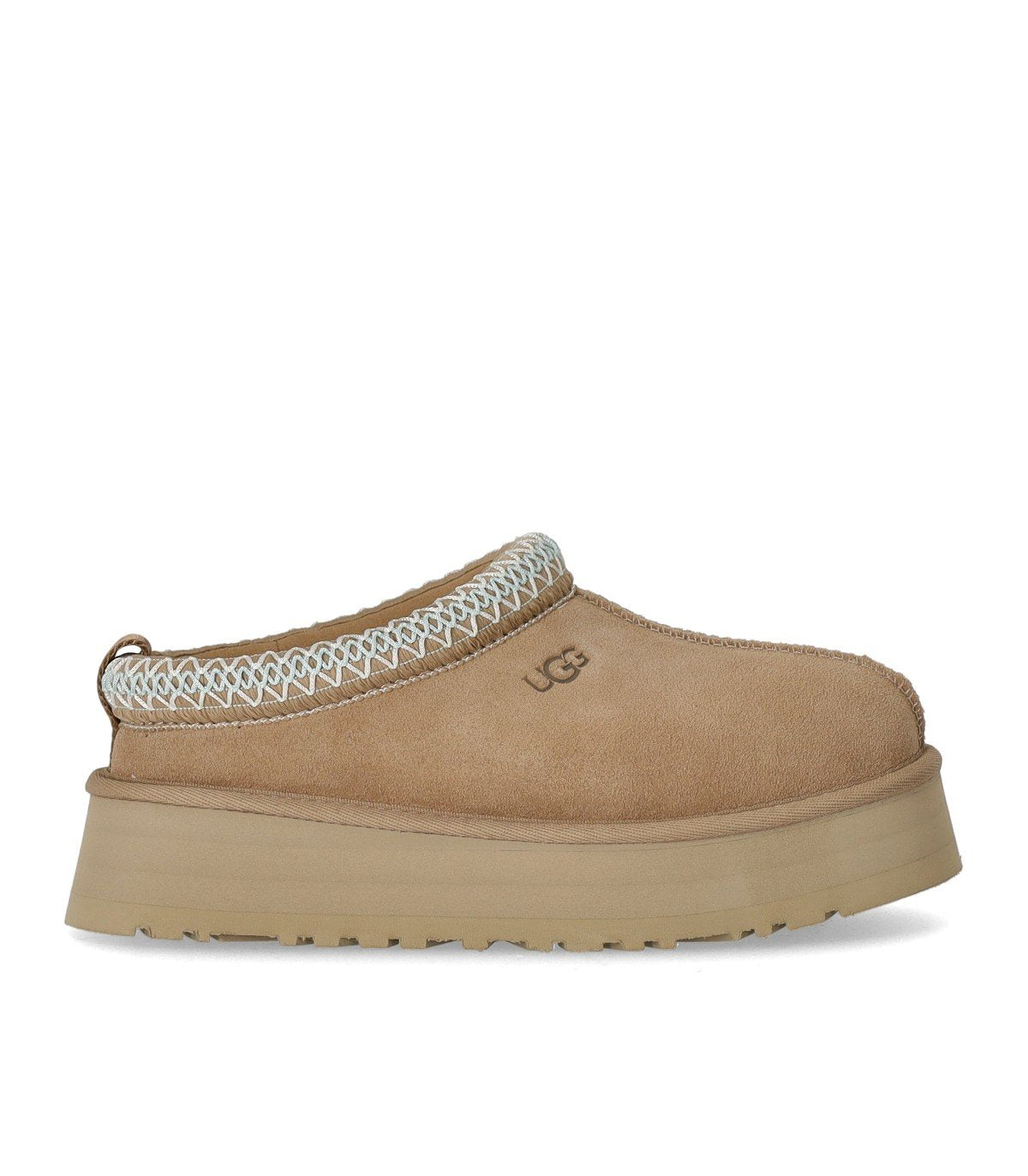 UGG TAZZ SAND PLATFORM PANTOFFEL